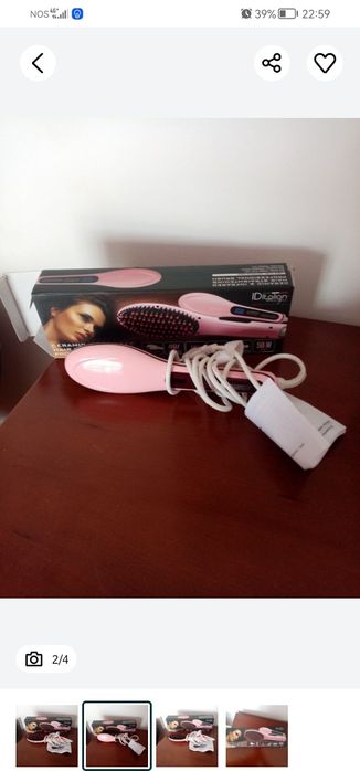 Escova Alisadora Nova