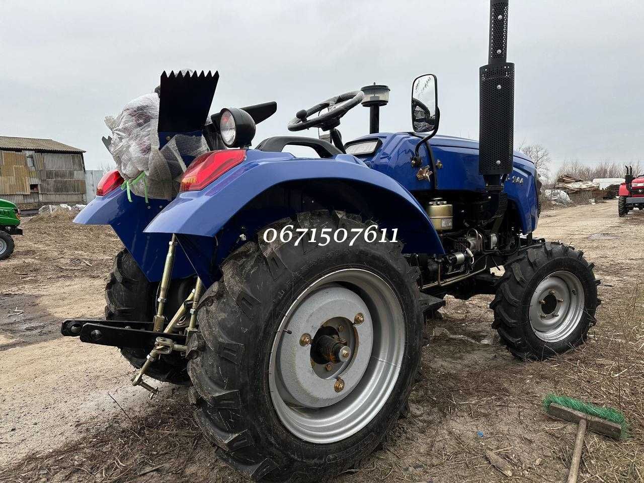 Мінітрактор Forte XT-244 (3*1) з редукторним мостом Доставка -0! Форте