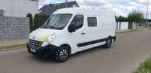 Renault master 2014 rok brygadówka 7 osób KLIMA