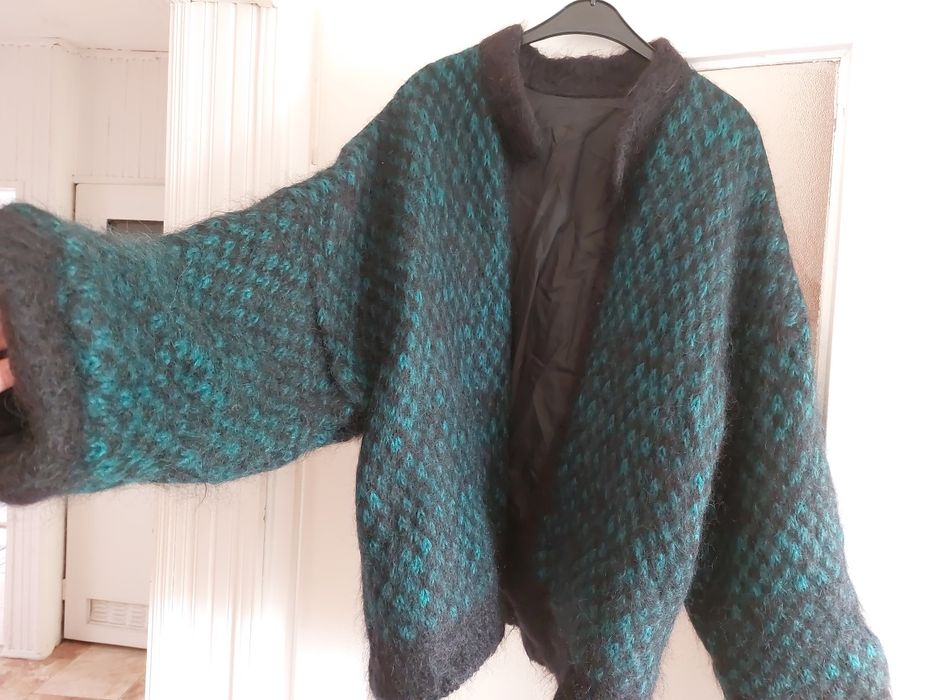 Sweter wełna moher Oversize