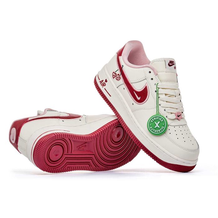 Женские кроссовки Nike Air Force 1 Low "Valentine's Day Cherry" 36-40