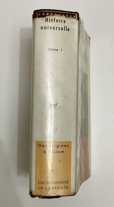 Livro Histoire Universelle 1 - Encylopédie de La Pléiade (Francês)