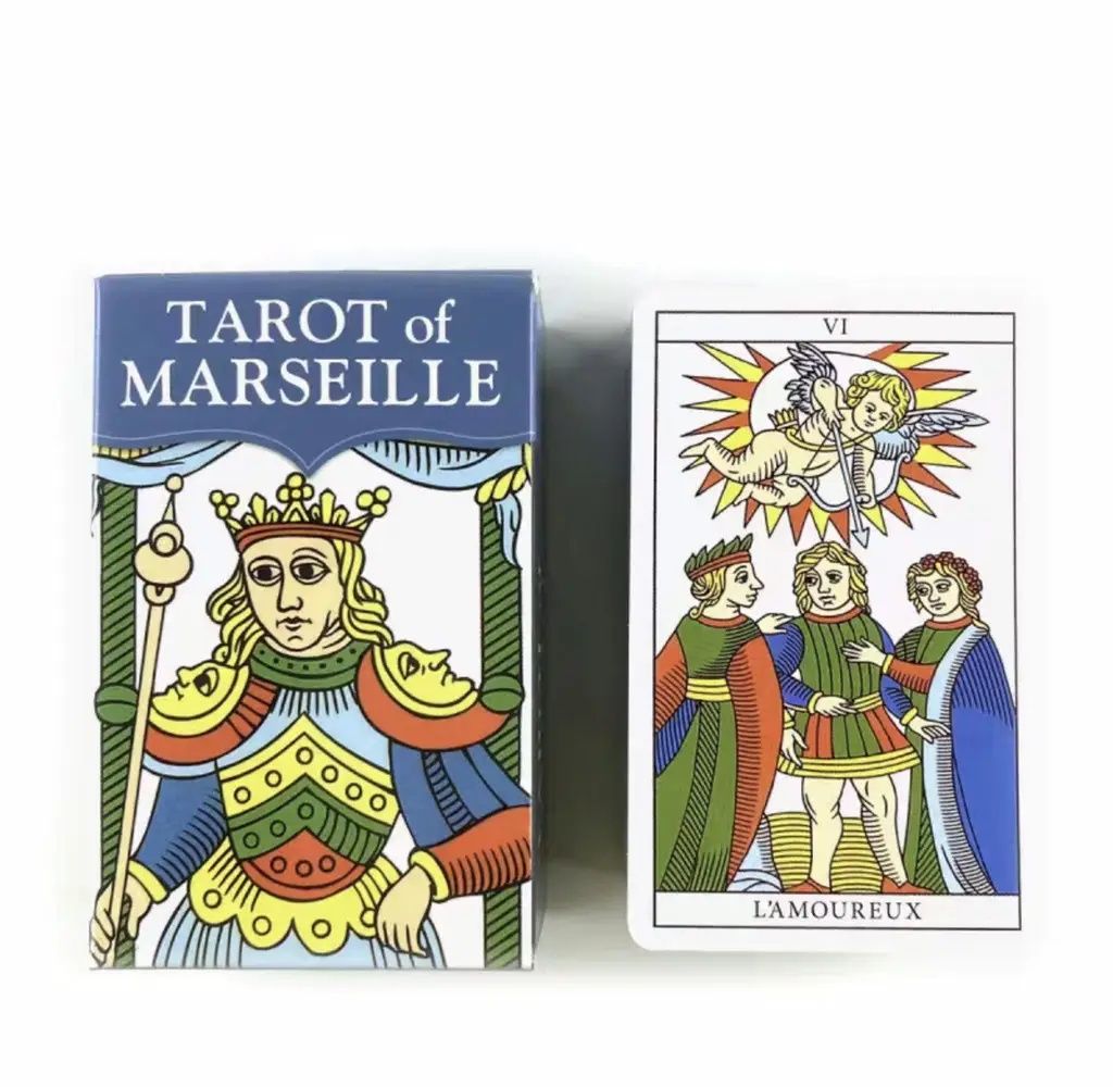 Міні Марсельськe Таро крти колода Mini Marseille Tarot в кишеню сумку