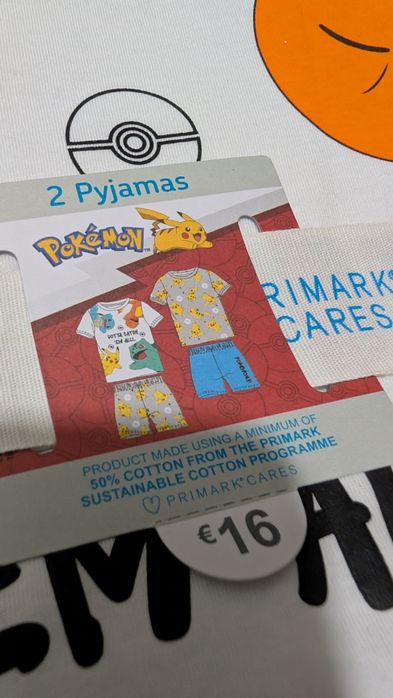 Conjunto de 2 pijamas Pokemon