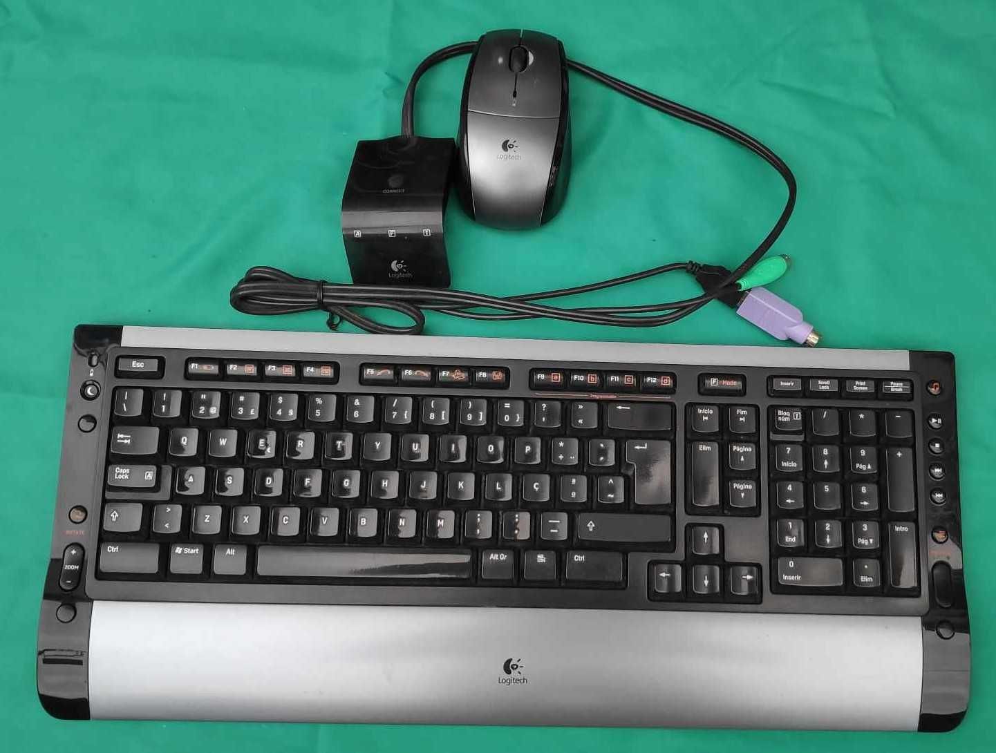 Conjunto Teclado + Rato Wireless Logitech.