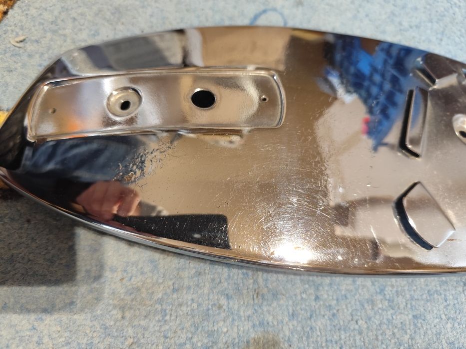 Nakładki osłony chromy zbiornika paliwa MZ TS 125/150