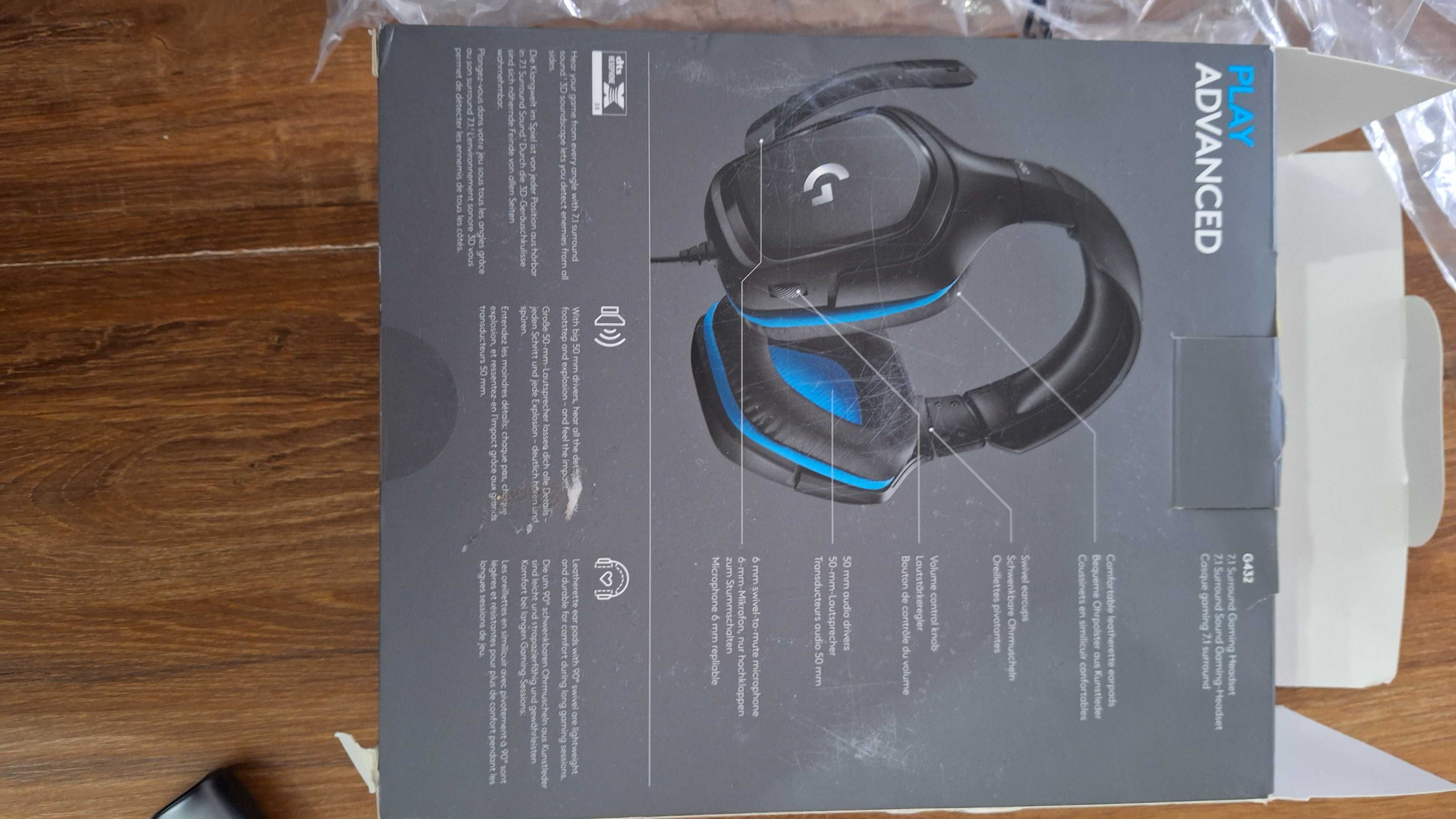 Słuchawki LOGITECH G432