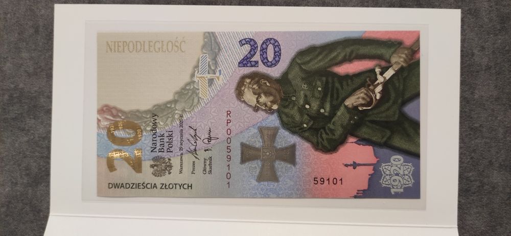 Bitwa warszawska - 20 zł Piłsudski