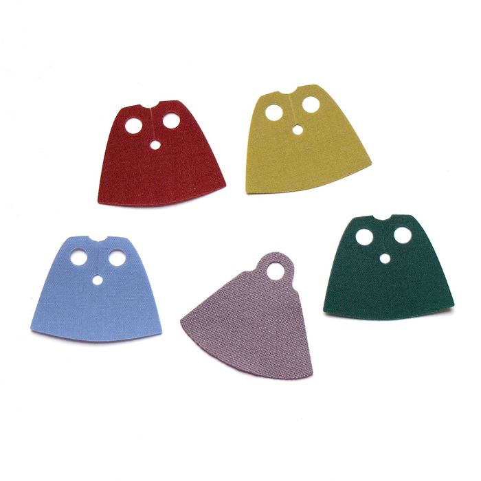 Lego pelerynki  5 szt z 10316 LOTR Rivendell / no. 68 oraz no. 70