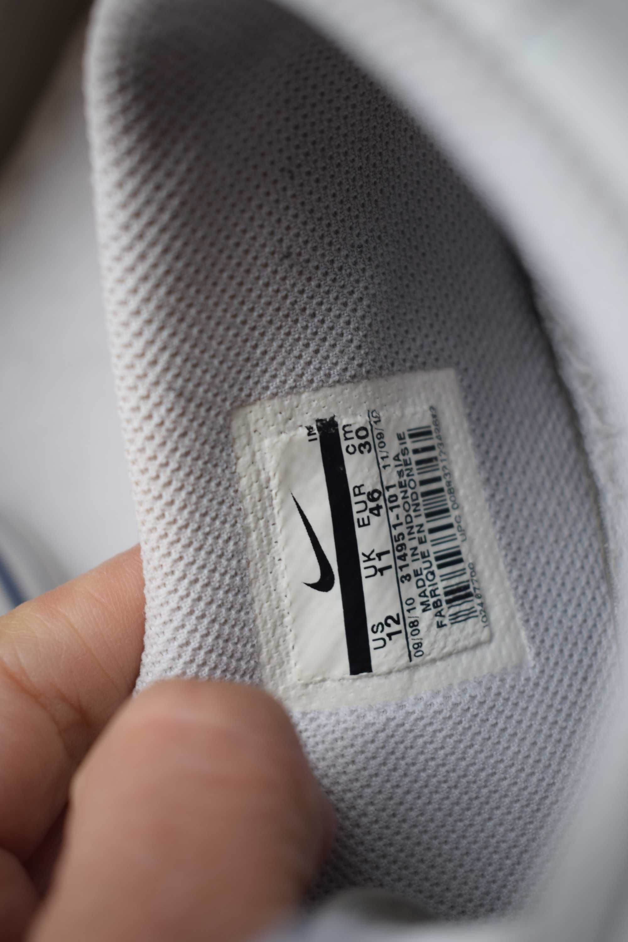 кожаные кеды кроссовки Nike р. 46 30 см