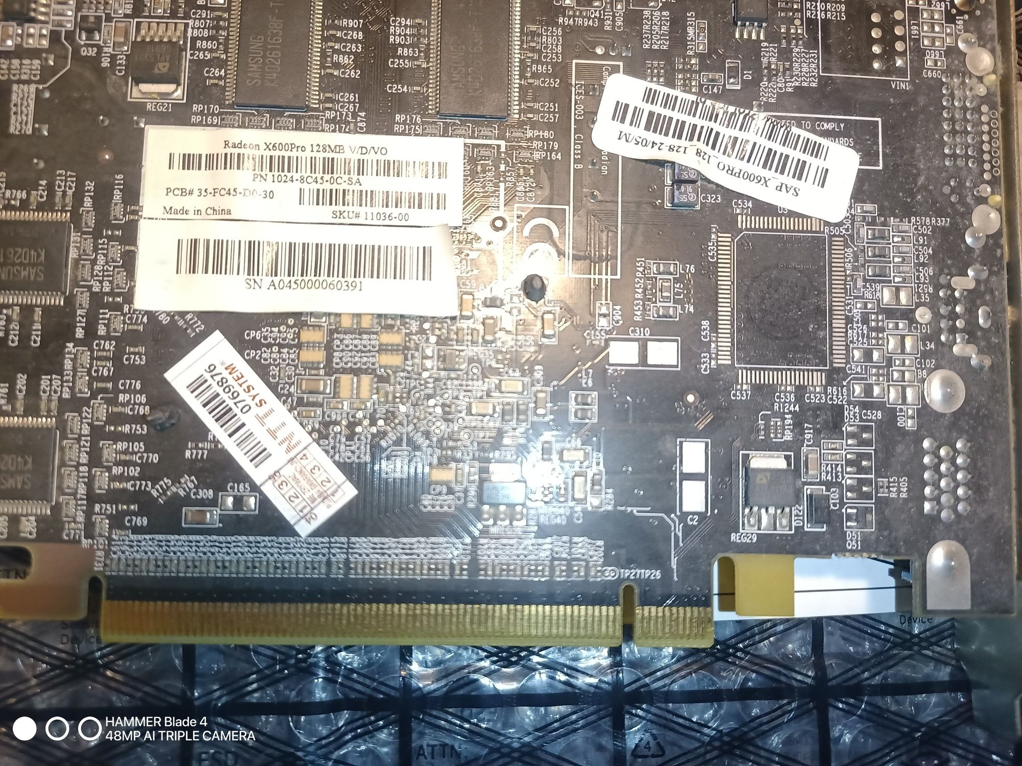 Sapphire Technology ATI Radeon X600 Pro(100-589) 128MB DDR SDRAM PCI E