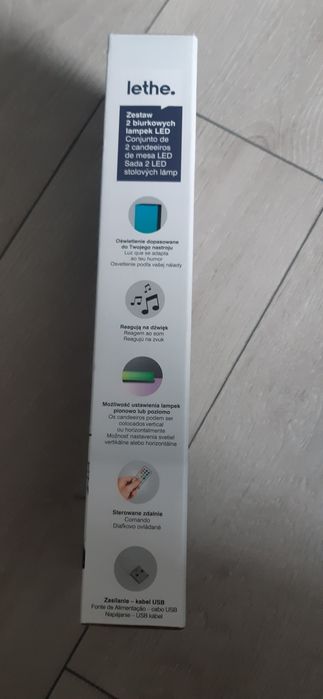 Zestaw 2 biurkowych lampek LED
