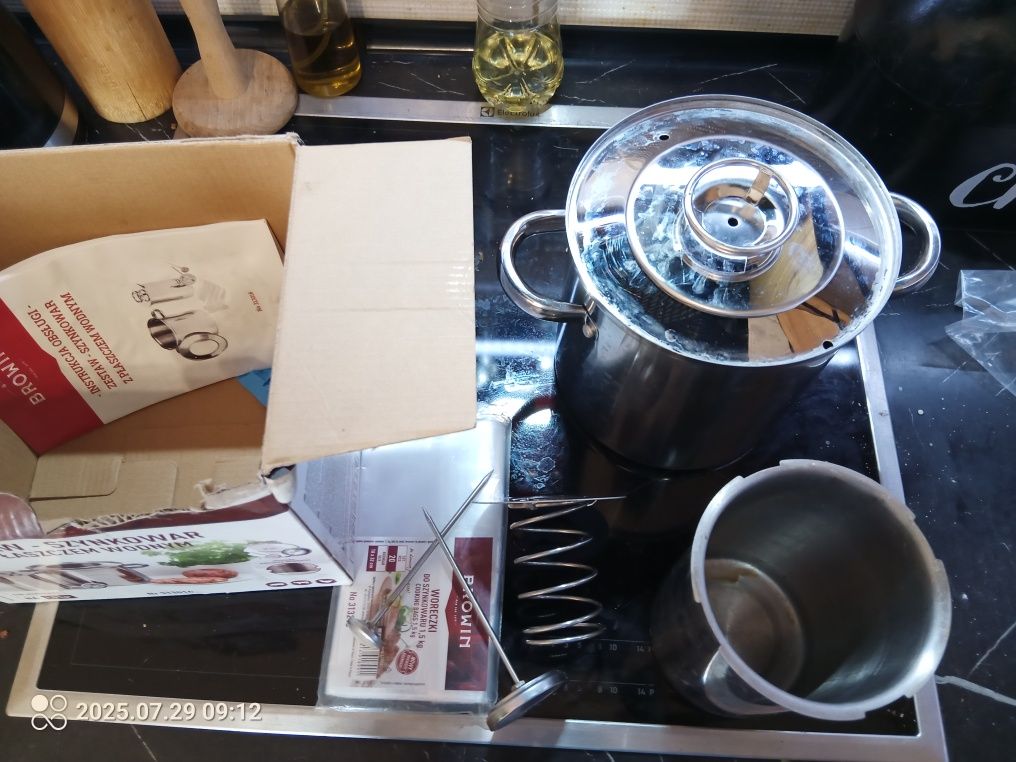 Szynkowar Browin 1,5 kg (zestaw 6 el.) – używany, komplet, jak nowy