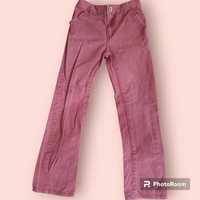 Брюки джинси штани рожеві бурдові