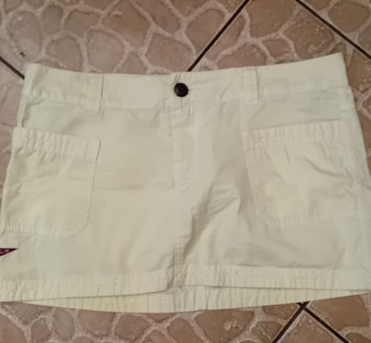Spódniczka mini żółta