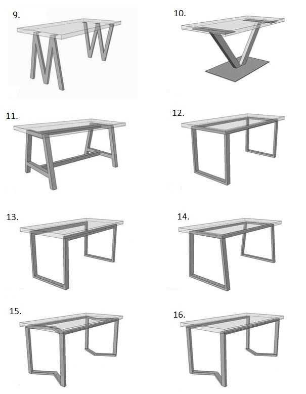 Nowoczesny stół loft rozkładany 200x90 + 2 x 40cm każdy wymiar