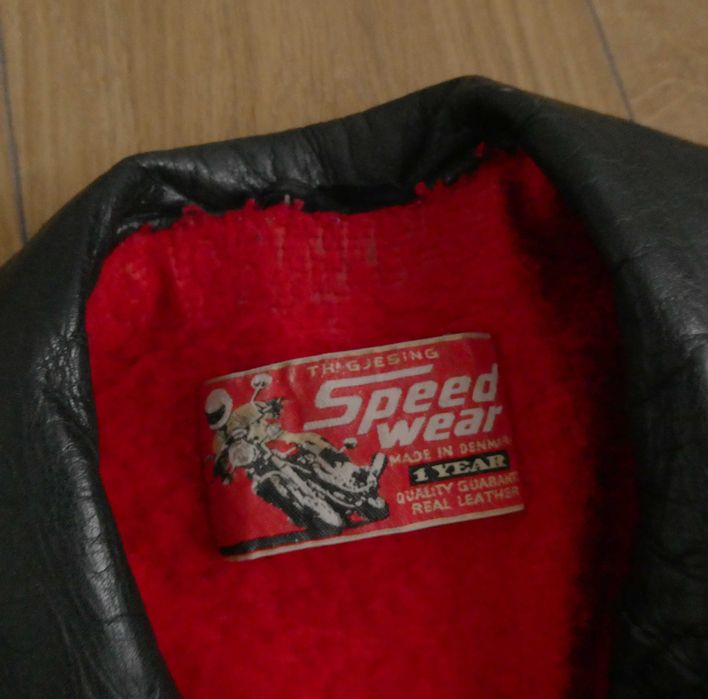 Kurtka skórzana męska SPEEDWEAR 70s skóra PILOTKA ramoneska M