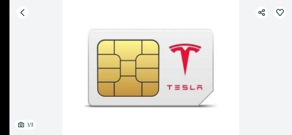 SIM TESLA Europa internet