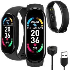 PROMOCJA 2 OPASKI Smart Band M7 pomiar ciśnienia pulsoksymetr sen krok