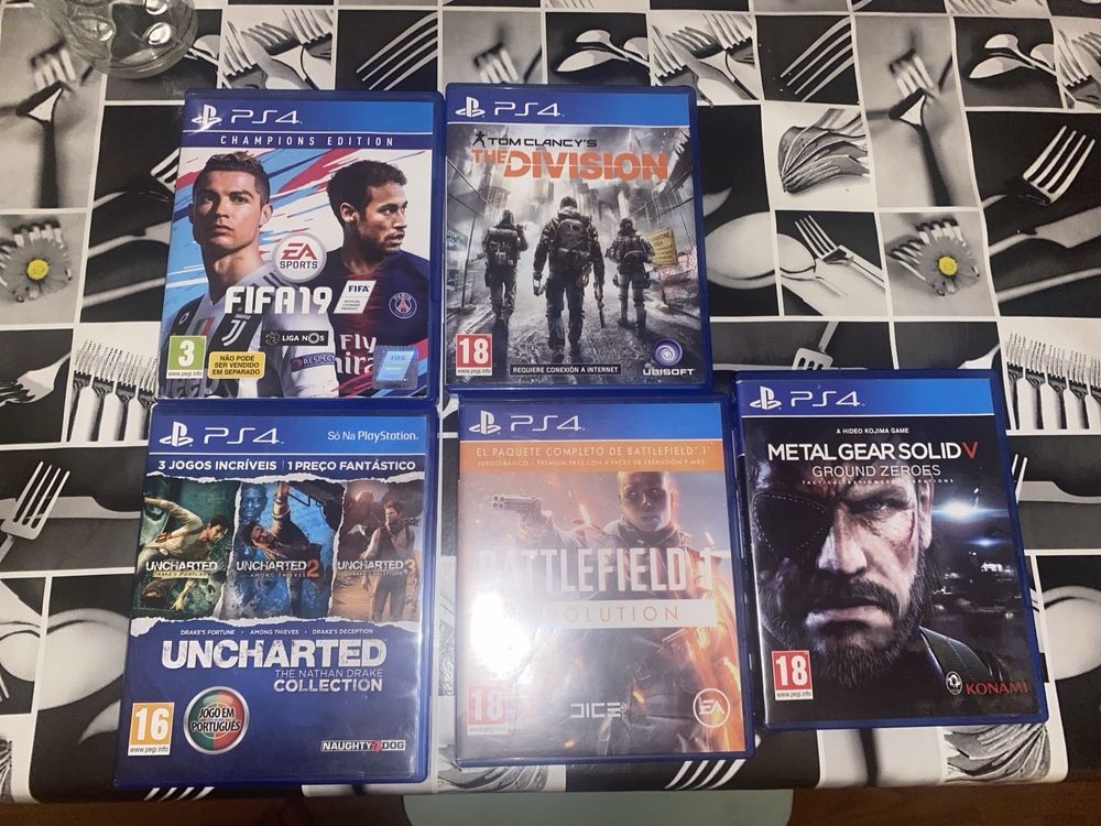 Jogos ps4 5 jogos