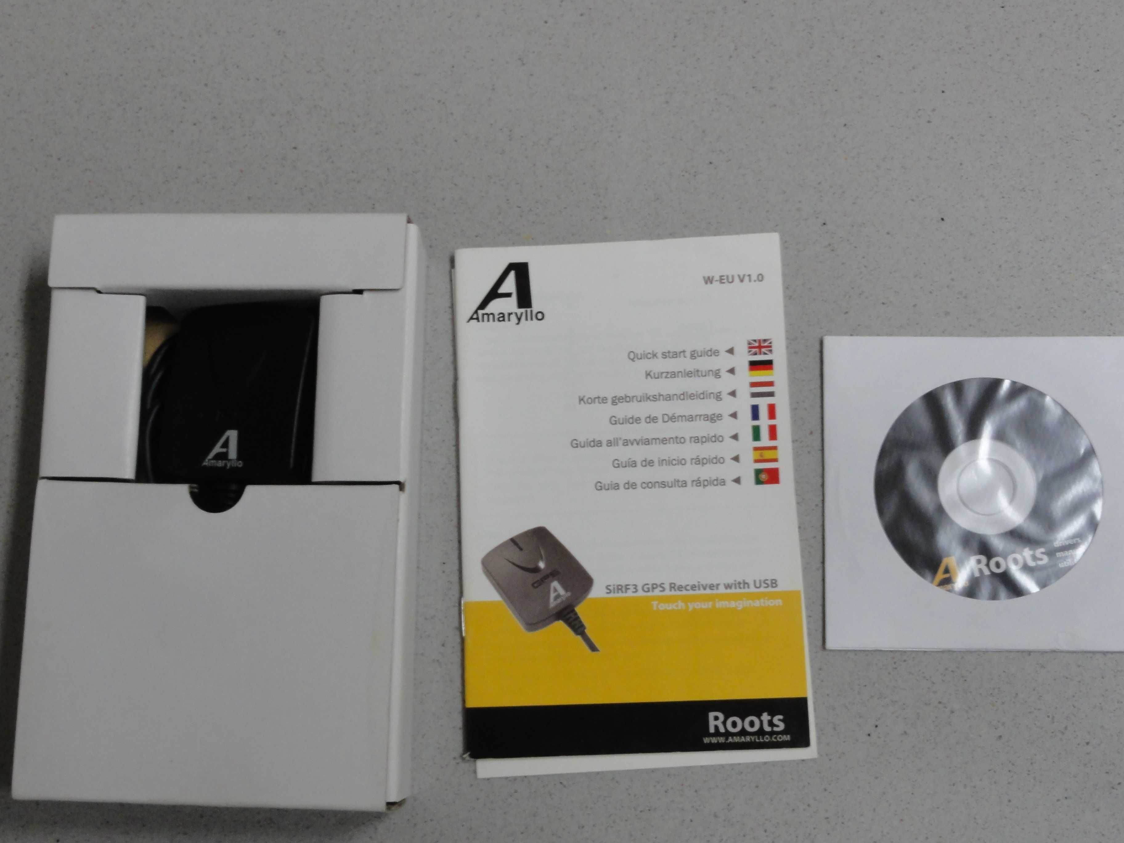 GPS - USB Amaryllo SiRF star III c/caixa