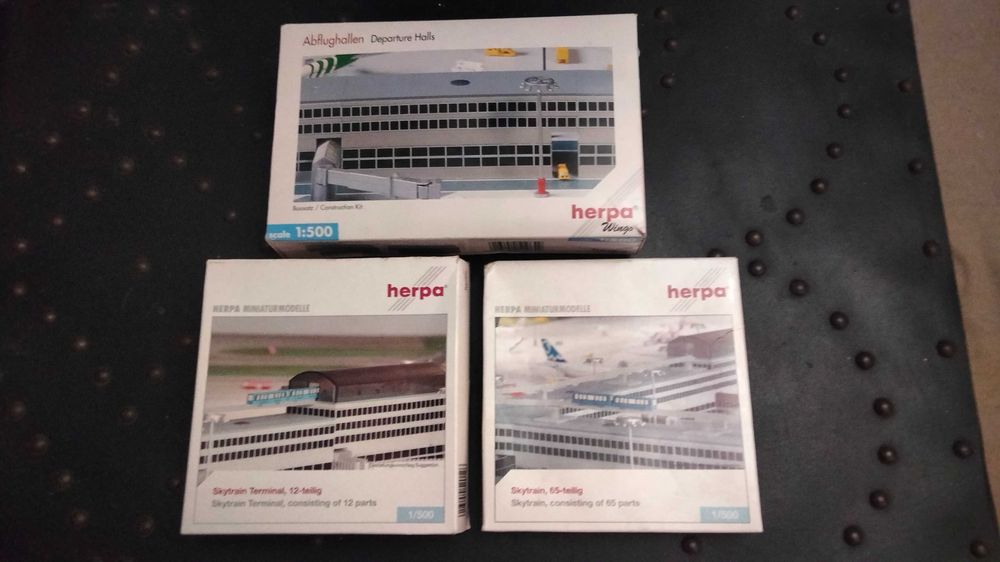 Kits modelismo Herpa 1:500 aeroporto