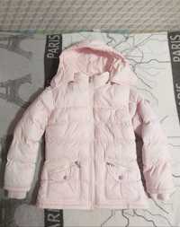 Осенне-зимняя куртка нежно розового цвета