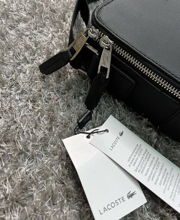 LACOSTE сумка мужская брендовая оригинал кожа