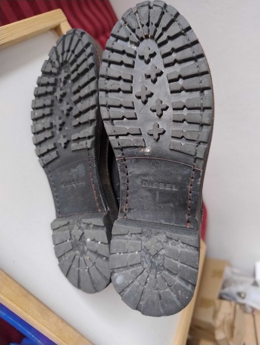 SUPER CENA Buty półbuty trzewiki pantofle marki DIESEL 37 skóra natura