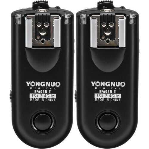 YONGNUO RF-603N II 2.4G Controle Remoto Sem Fio Transceptor Para Nikon