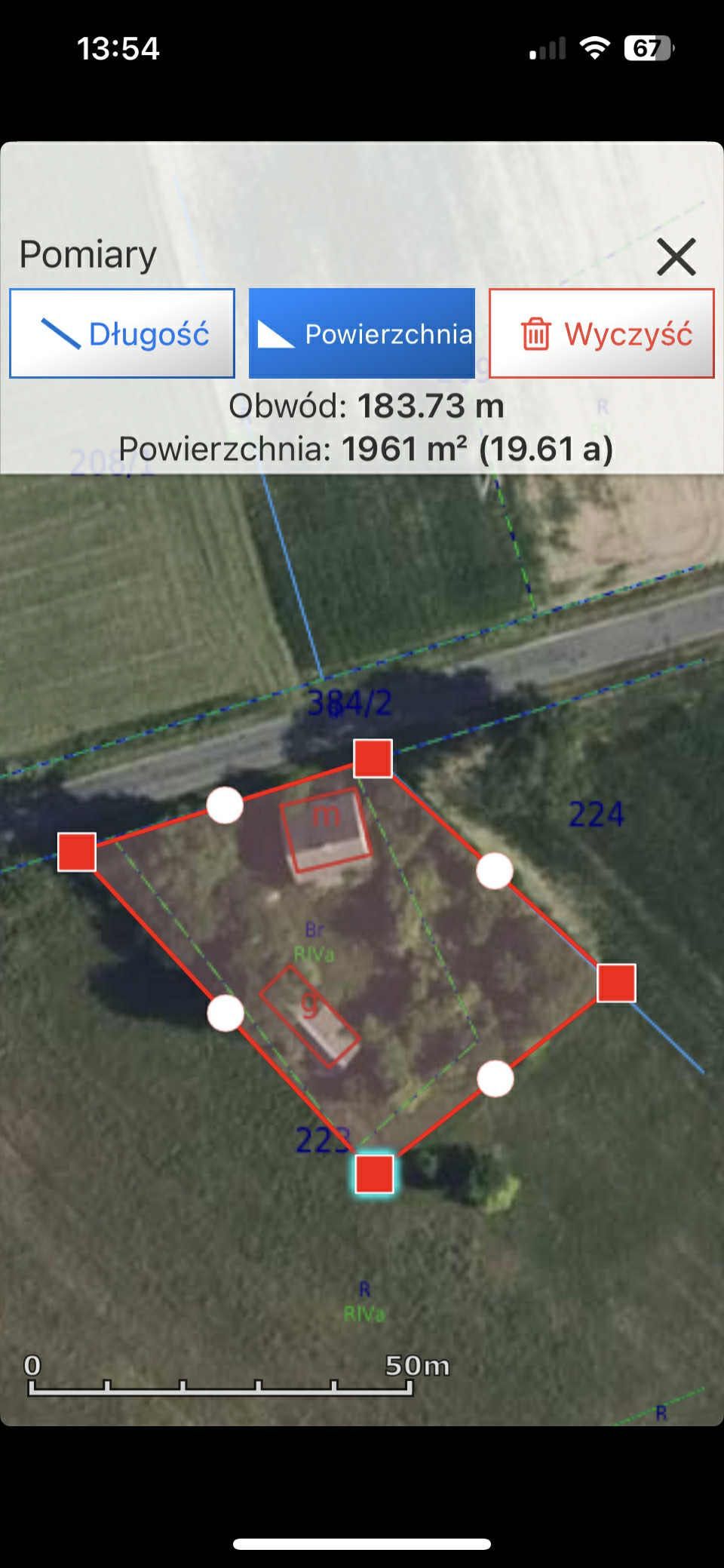 Siedlisko z domem wolnostającym