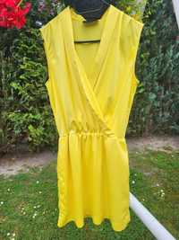Żółta sukienka Mohito