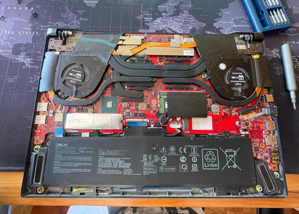 ASUS ROG Zephyrus M GU502GV para peças e carregador