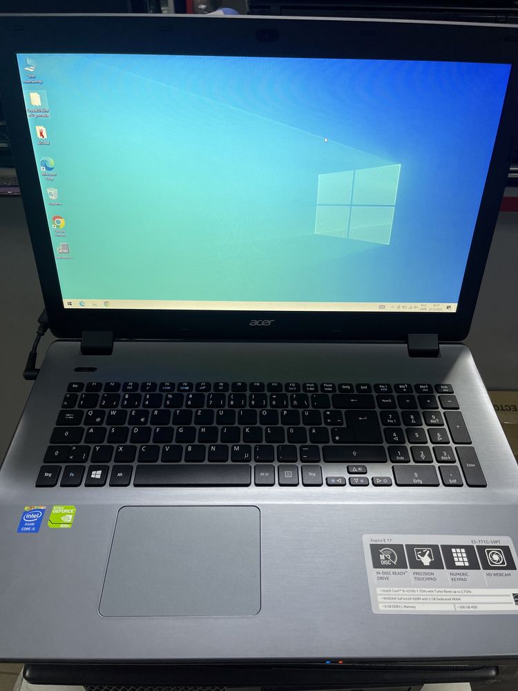 Acer 17,3” intel i5 4210u RAM 8Gb SSD 256Gb Nvidia 820M 2Gb