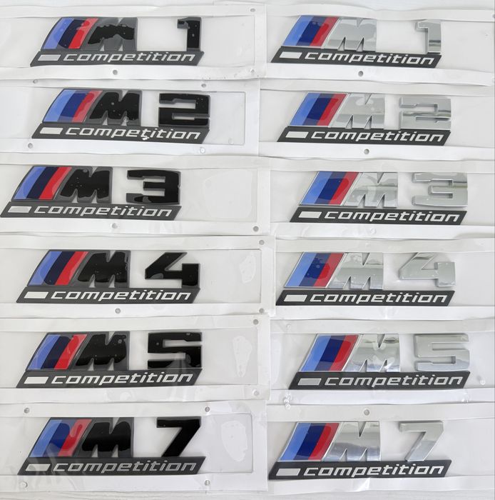 Емблема шильдик наклейка BMW М1 М2 М3 М4 М5 М7 шильдік БМВ М логотип