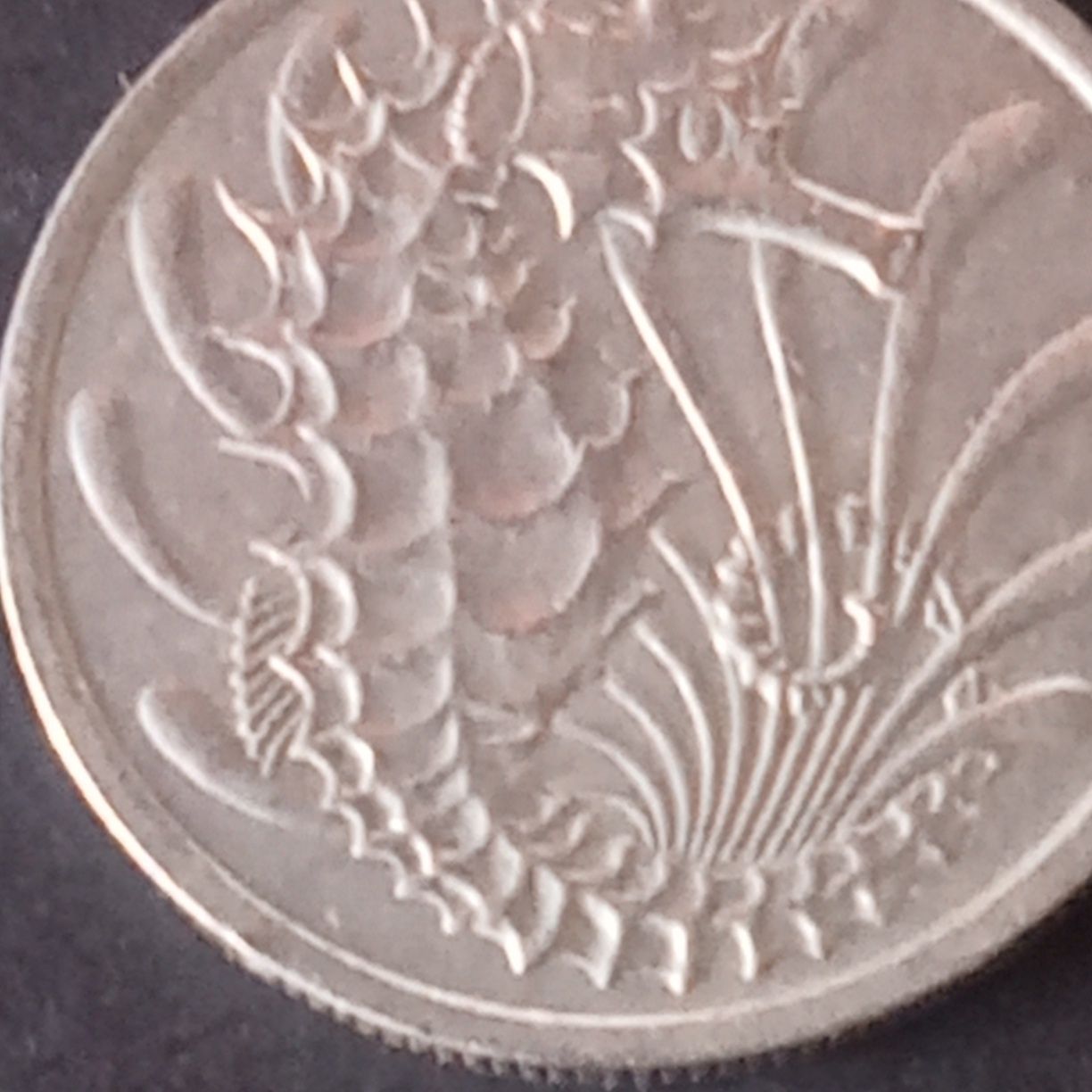 Moeda 10 Cents singapura