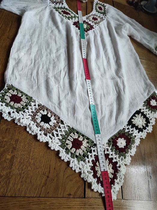Tunika, sukienka w stylu BOHO, przewiewna, miękka, idealna na upały