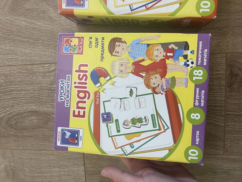 Детские магнитные игры для изучения Английского языка.