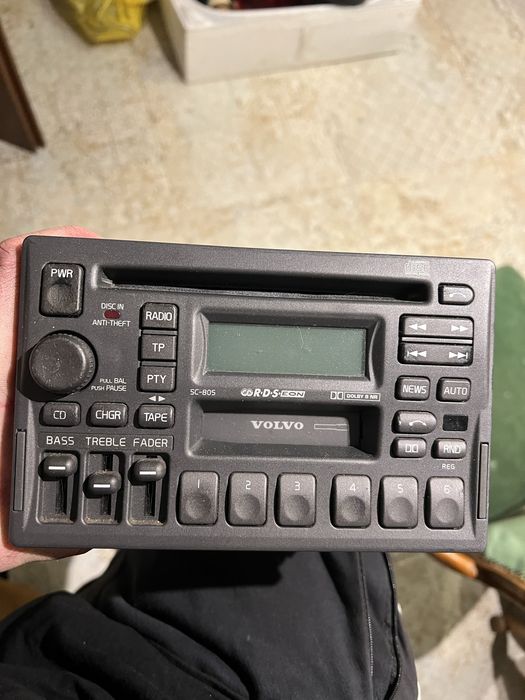 Radio v70 s70 850 volvo cd kasety sc-805