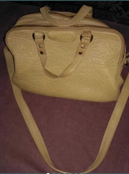 Сумка кожаная zara