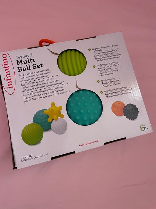 Набір розвиваючих м'ячиків Infantino Малючки текстурики, тільки Львів