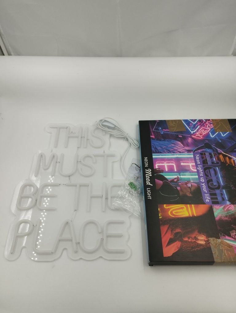 Neon this musy be the place 42 x 31 cm