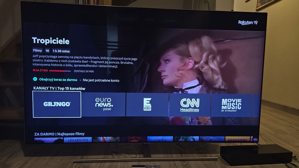 Telewizor Samsung 65 cali, Qled UHD high end z 12m gwar.