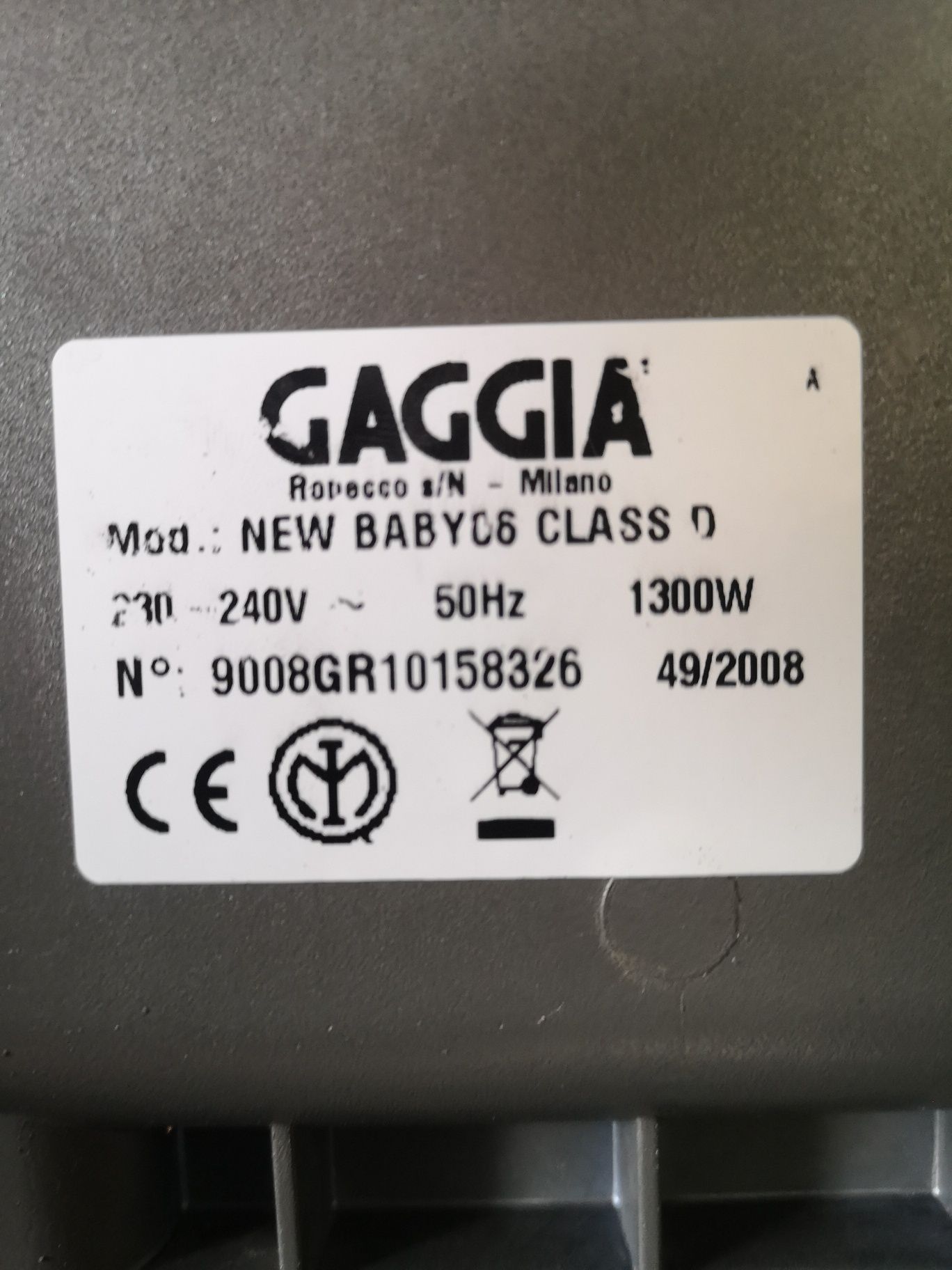 Кавоварка Gaggia New Baby кавомашина