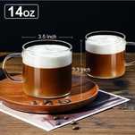 Conjunto de duas chavenas de cafe