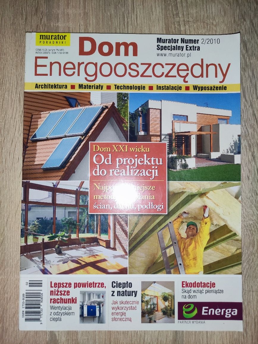 Czasopismo gazeta Dom energooszczędny Murator