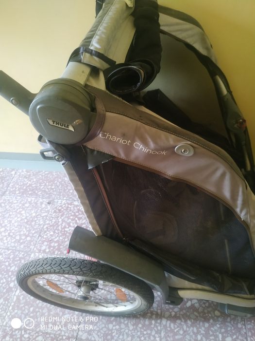 Dwuosobowa przyczepa rowerowa Thule Chariot Chinook wózek do biegania