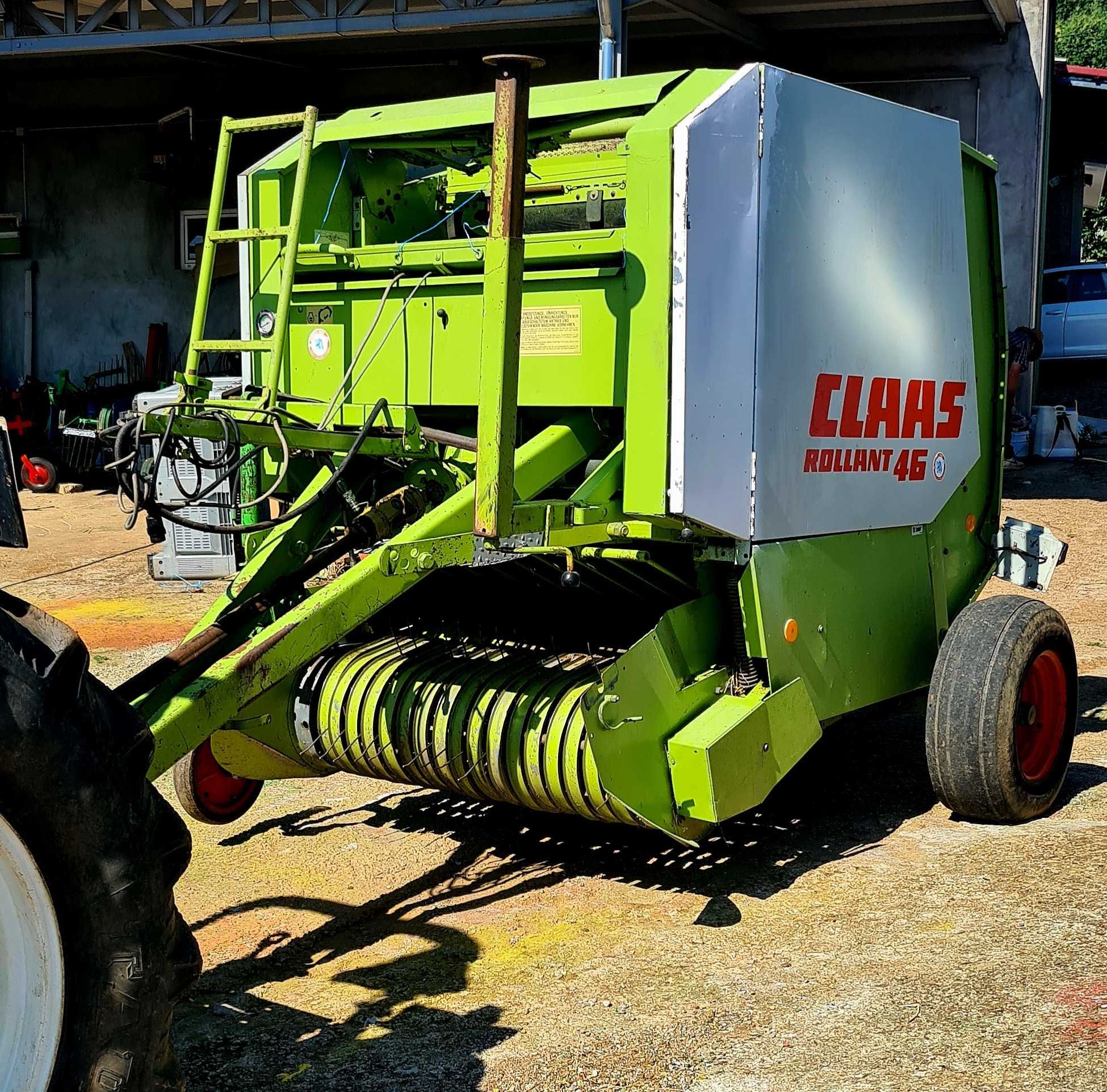 Enfardadeira de rolos claas rollant 46