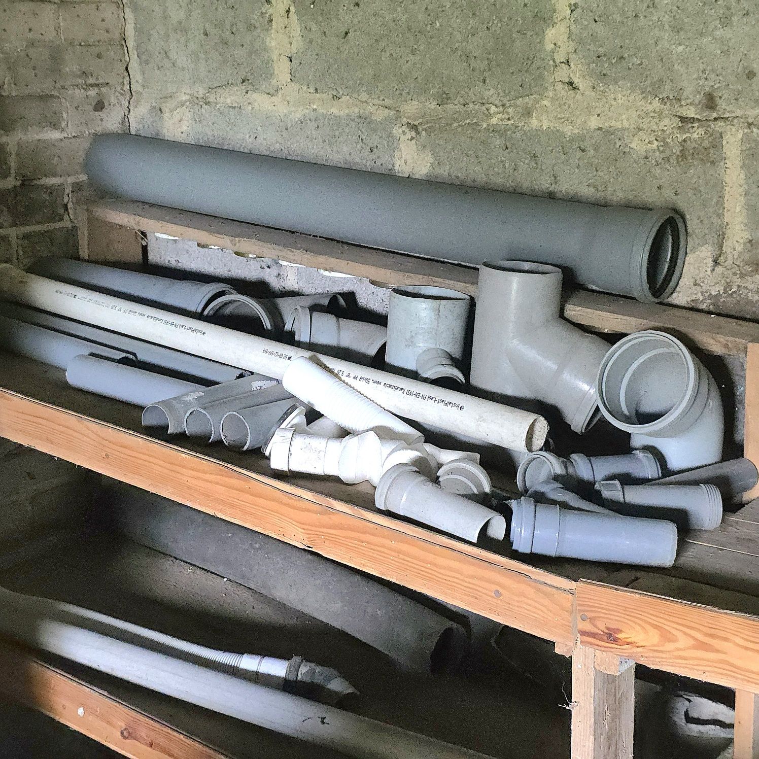 Różne części rury hydrauliczne kolanko itp PCV PVC kolekcja