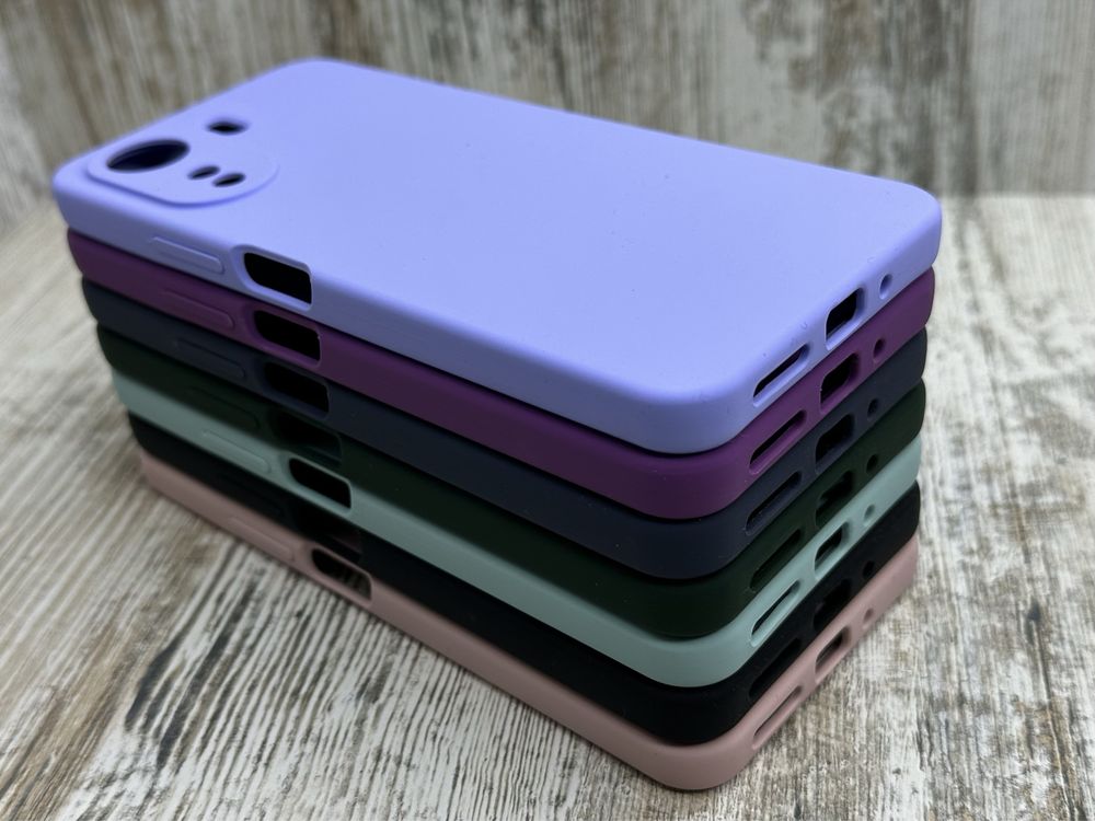 Не пачкаются! Чехол мягкий Silicone Case на Redmi 13C/ Poco C65
